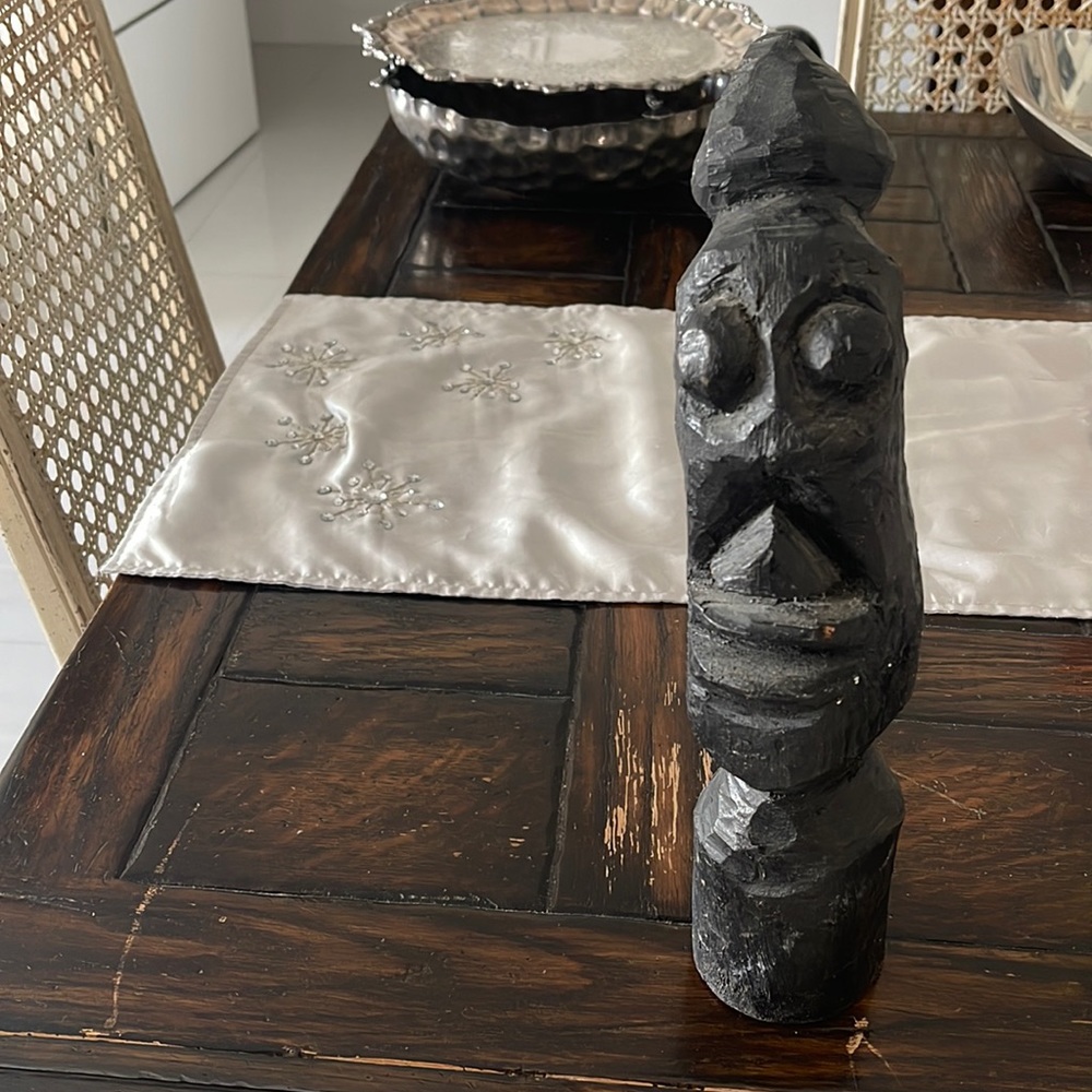 Vintage Hand Carved Wood Figure